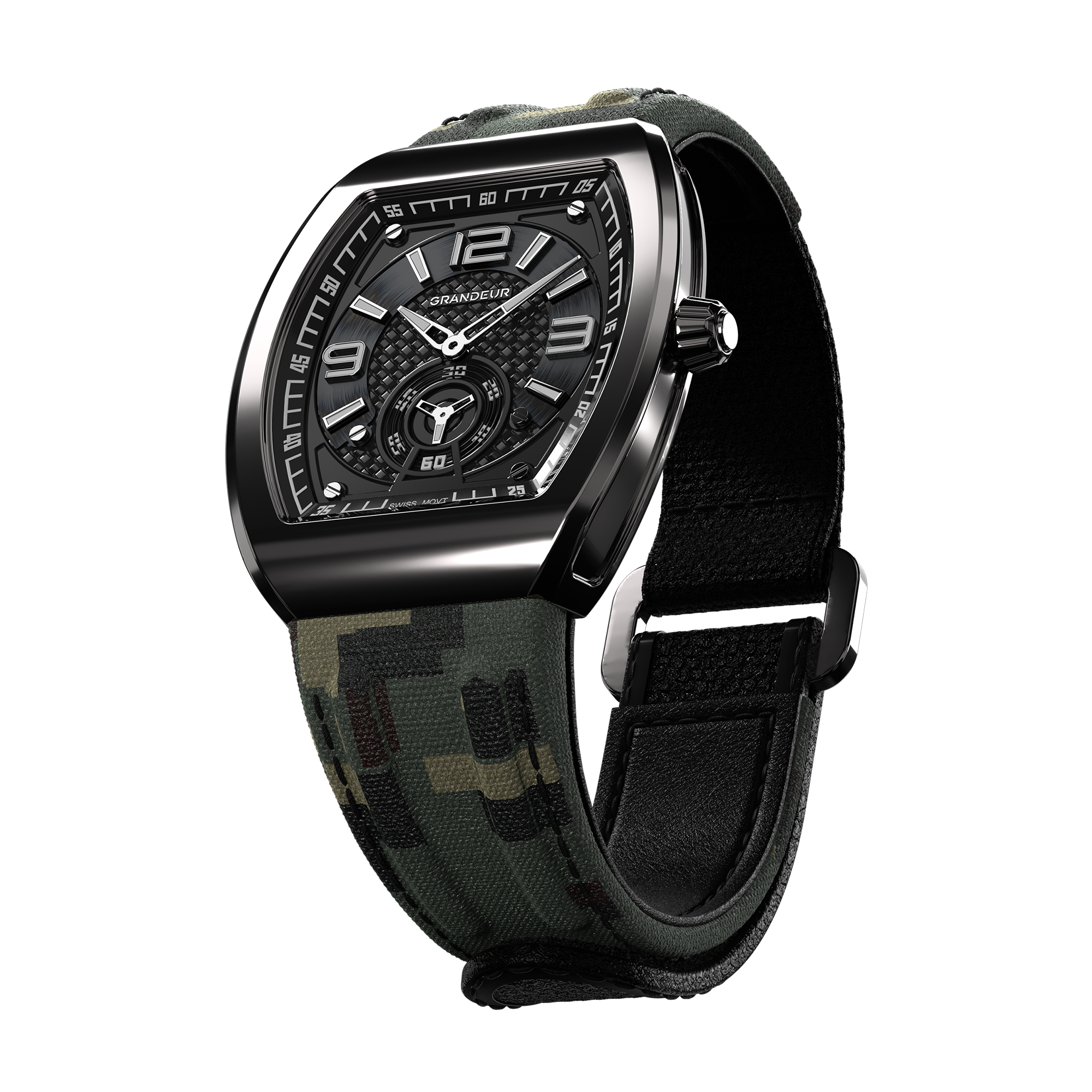 TorQ Camouflage – Polished Titanium